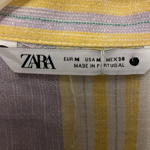 Zara Sz Medium Smocked Skirt Dress GUC BSC - Picture 2 of 7